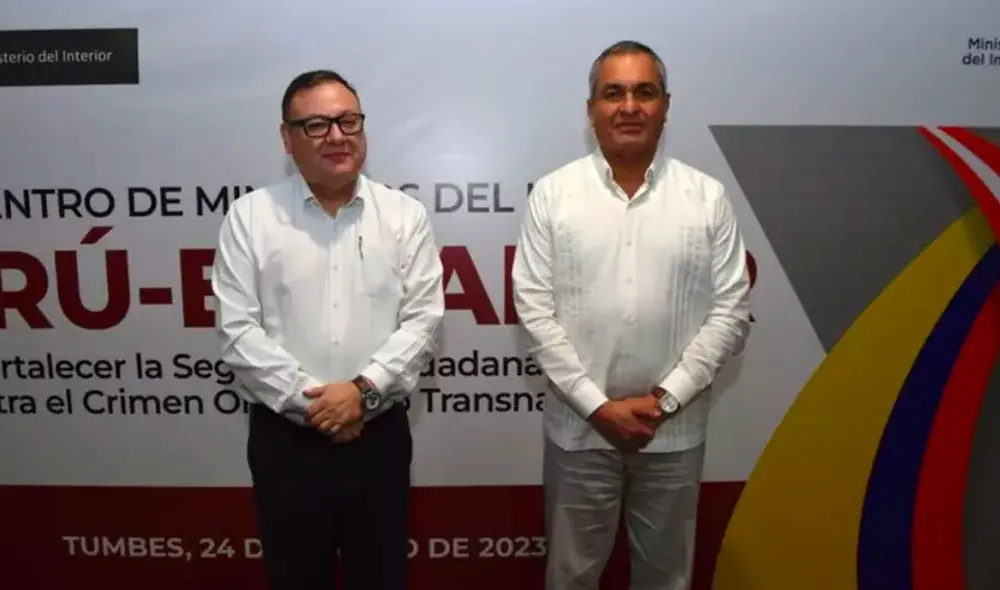 Ambos ministros se reunirán en Guayaquil el próximo 15 de septiembre. Foto: Mininter Ambos ministros se reunirán en Guayaquil el próximo 15 de septiembre. Foto: Mininter