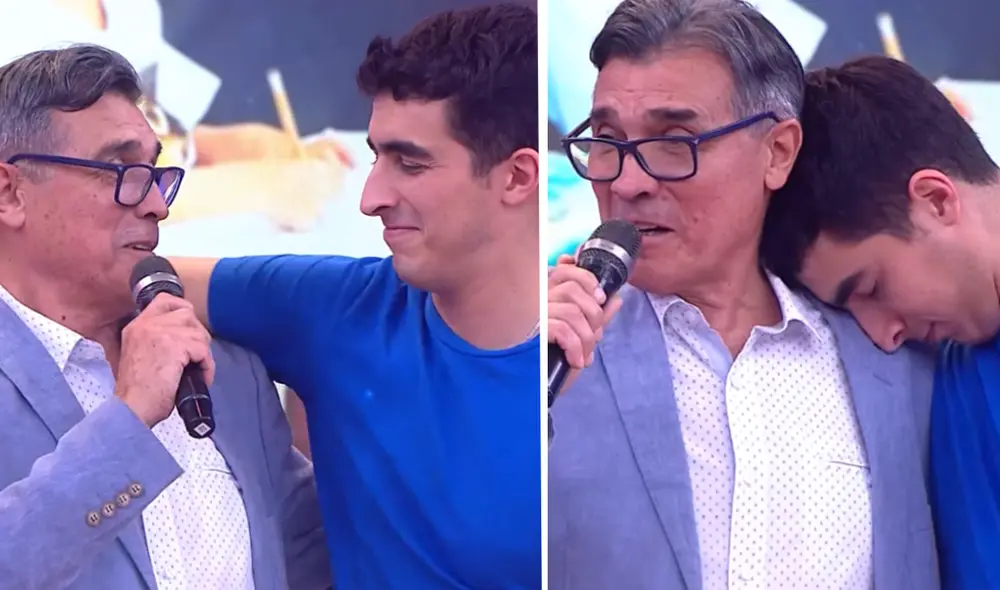 Jorge Guerra agradeció a su progenitor por confiar en él y en su arte desde muy pequeño. Foto: composición LR/ATV/América TV