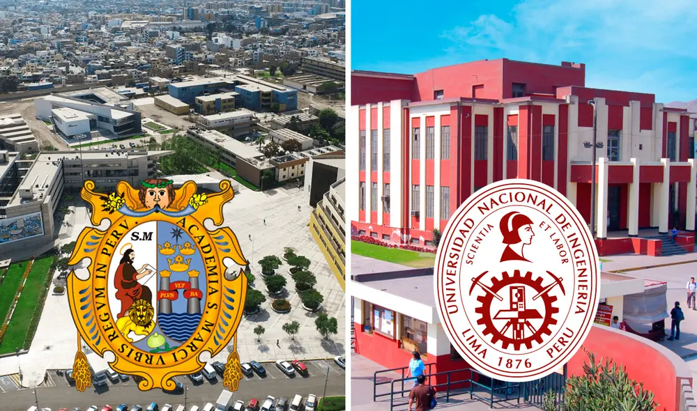 La UNI y San Marcos aparecen en el ranking a nivel mundial. Foto: UNMSM/Estudia Perú/UNI