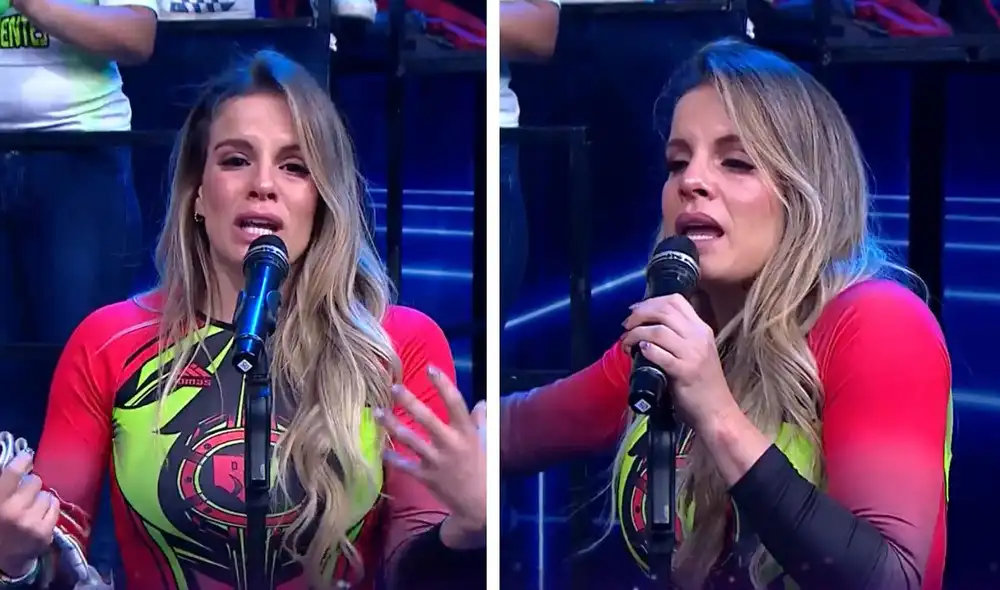Alejandra Baigorria reveló que no se sentía cómoda en el equipo de los combatientes. Foto: composición LR/Capturas de América TV - Video: América TV