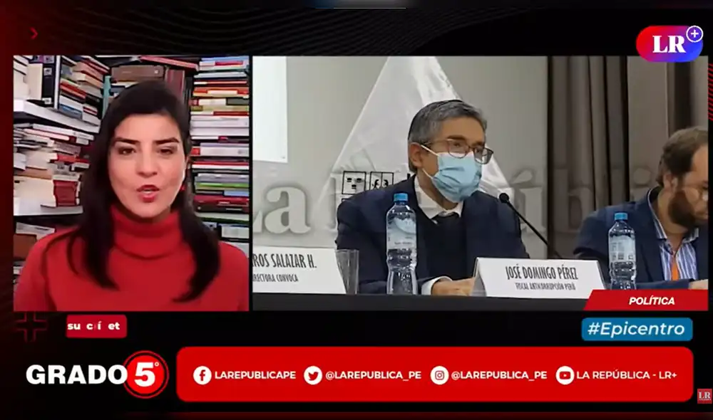 La periodista dijo que no se conoce si Fiscalía actúa igual contra otras autoridades como Vela y Pérez. Foto y video: LR+ La periodista dijo que no se conoce si Fiscalía actúa igual contra otras autoridades como Vela y Pérez. Foto y video: LR+