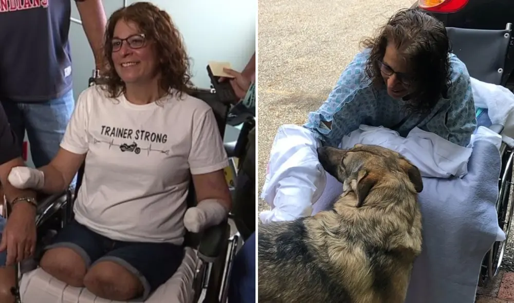 Marie Trainer, amante de los perros, vivía en Ohio, Estados Unidos. Foto: composición LR/CNN/difusión