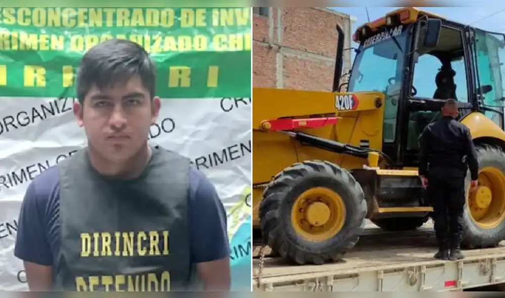 Efectivo de la PNP detenido tras presuntamente haber cometido un robo. Foto: composición LR/El Popular