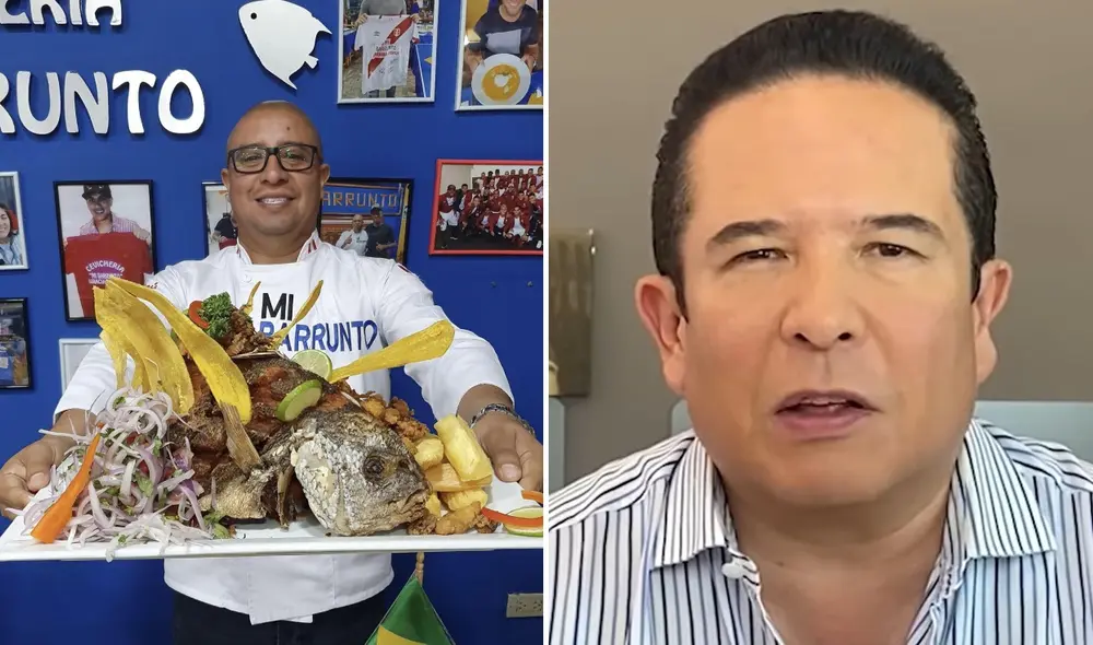 Luis Sánchez, dueño de Mi Barrunto, se presentó en ATV para defender al ceviche. Foto: composición LR/Mi Barrunto/Gustavo Infante/Instagram. Video: ATV