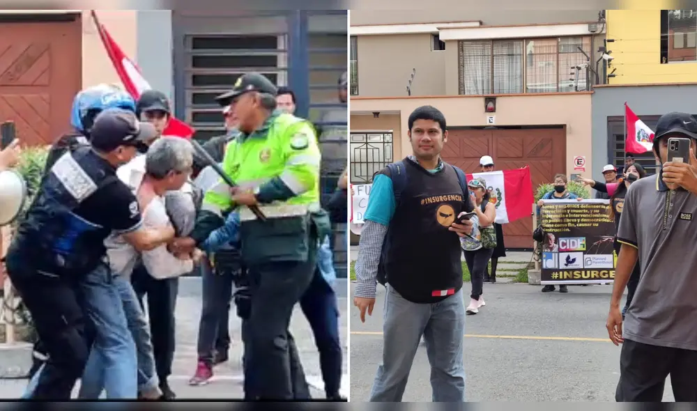 La CNDDHH denunció que integrantes del grupo violentista La Resistencia hostigaba a personal de su organización y a vecinos. Foto y Video: Composición LR/CNDHH