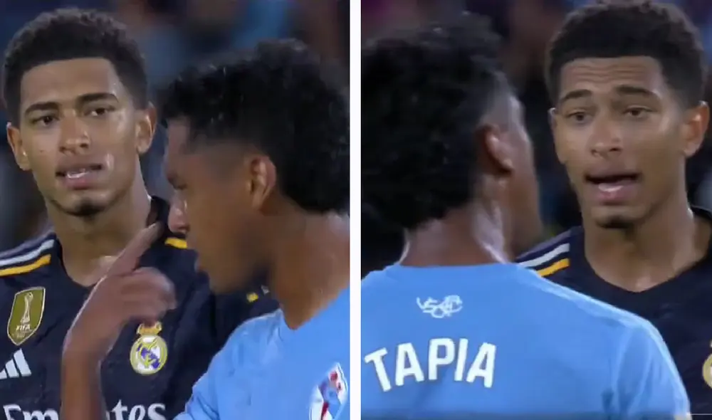 Renato Tapia y Jude Bellingham se enfrentaron en el partido de LaLiga. Foto: composición LR/captura ESPN