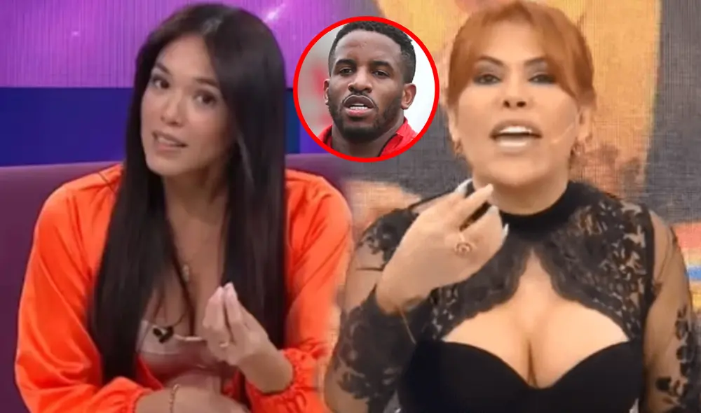 Jazmín Pinedo afirma que Magaly vive obsesionada con Jefferson Farfán. Foto: composición LR/América TV/ATV