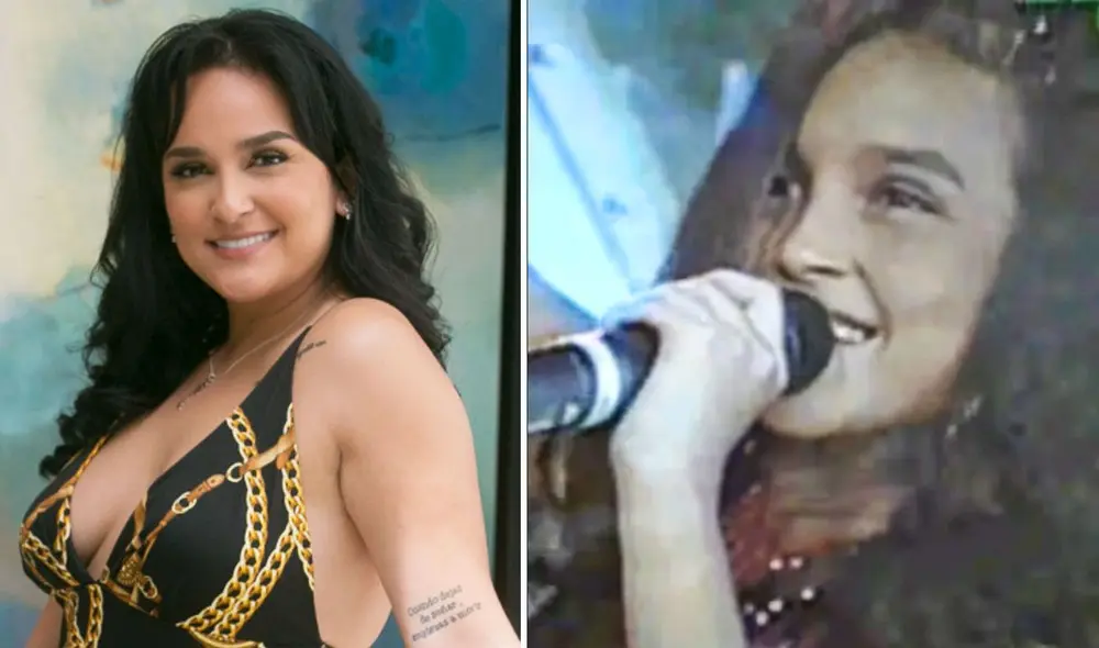 Daniela Darcourt, quien ahora es una celebridad de la salsa, empezó desde niña a cantar y bailar. Foto: composición LR/GLR