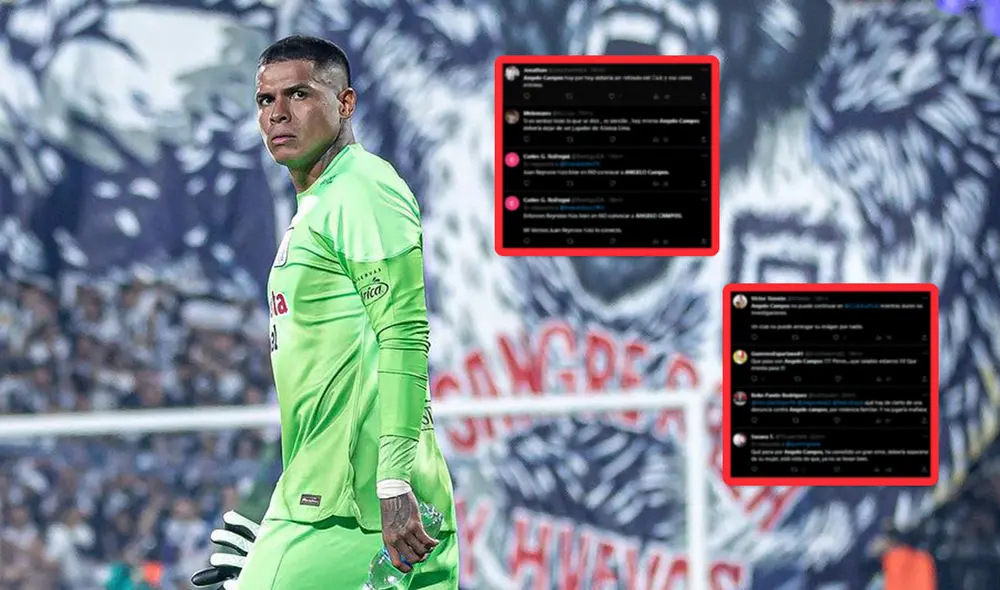 Ángelo Campos es el arquero titular de Alianza Lima. Foto: composición LR/Instagram Ángelo Campos es el arquero titular de Alianza Lima. Foto: composición LR/Instagram