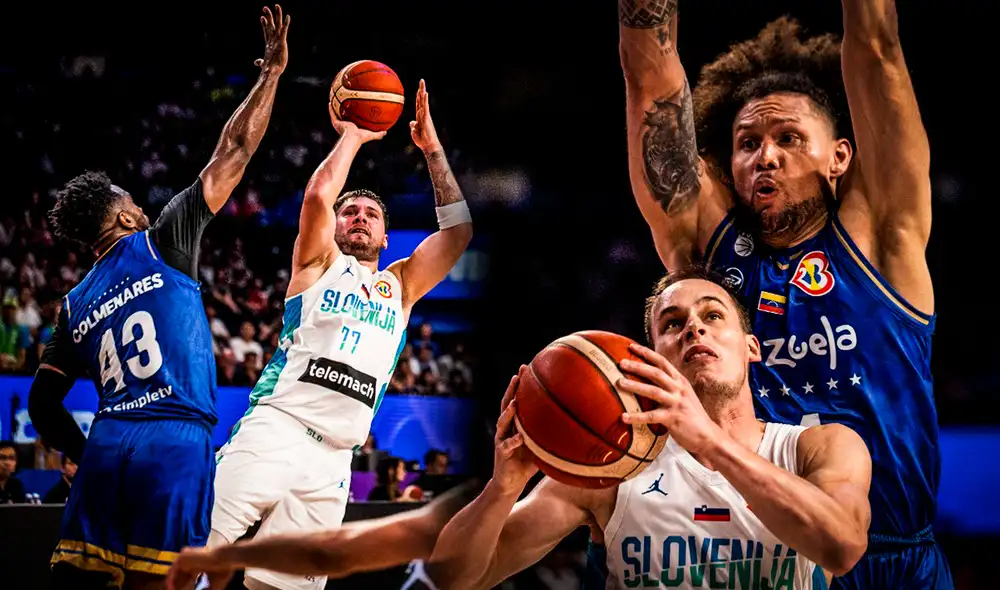 Revive las principales incidencias del duelo entre Venezuela vs. Eslovenia EN VIVO por el grupo F del Mundial de Baloncesto 2023. Foto: composición LR/AFP