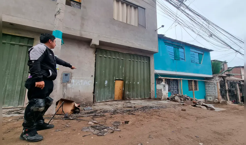 Dueño de negocio era víctima de extorsión. Foto y video: Karla Cruz/La República Dueño de negocio era víctima de extorsión. Foto y video: Karla Cruz/La República