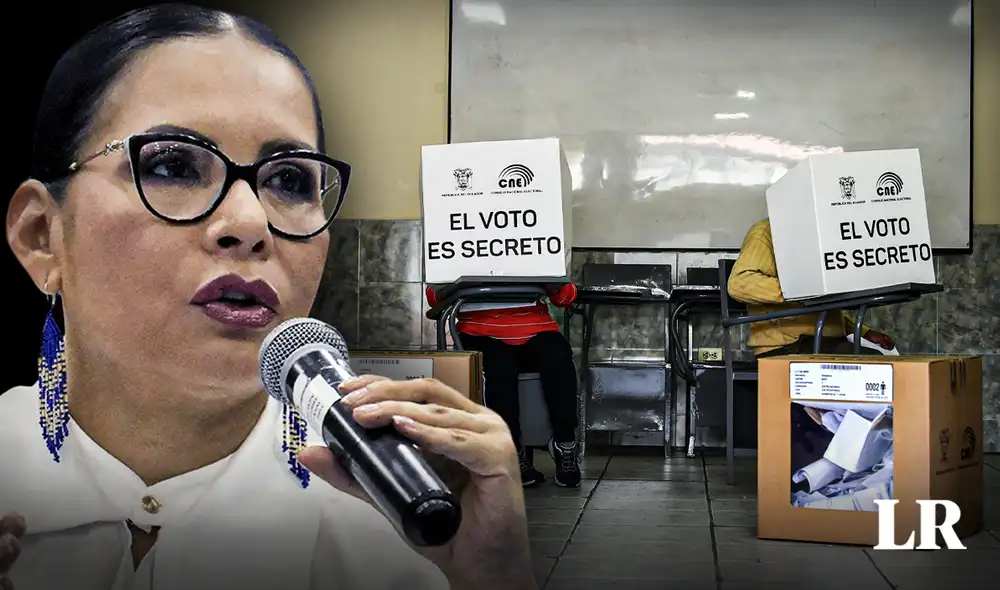 "Se procede a disponer a las áreas respectivas", djo la presidenta del CNE, Diana Atamaint. Foto: composición de Jazmin Ceras/La República/AFP