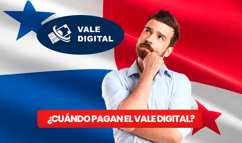 Descubre los días en los que sería entregado el pago del Vale Digital. Foto: composición LR/Freepik/PNGW/Gobierno de Panamá