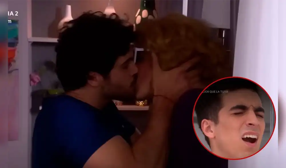 Jimmy recordó el beso que le dio Remo cuando se convirtió en Jennifer. Foto: composición LR/capturas de América TV