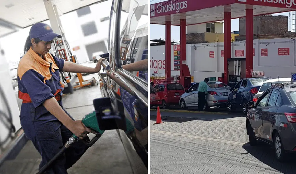 Arequipa. Taxistas forman colas en grifos de Arequipa. Foto: composición LR/Wilder Pari/La República