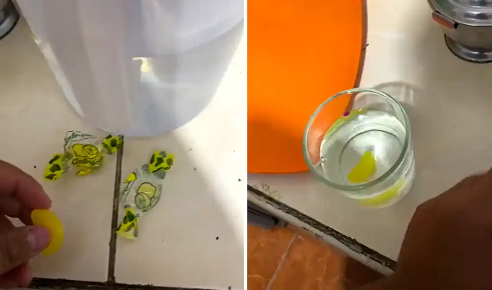 Un joven encontró una sorprendente solución utilizando caramelos de limón. Foto: composición LR/LR/TikTok Un joven encontró una sorprendente solución utilizando caramelos de limón. Foto: composición LR/LR/TikTok