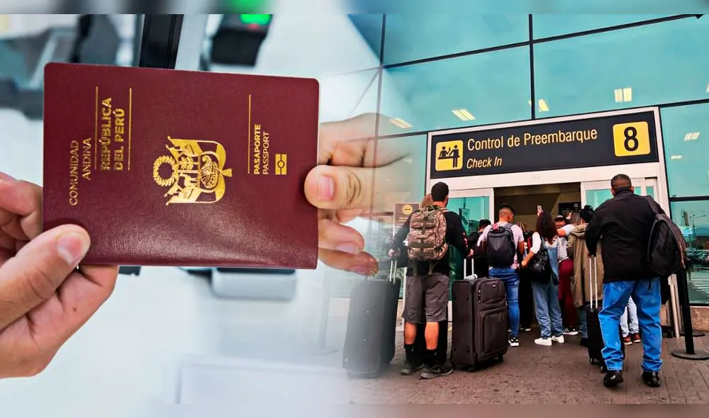 Migraciones anunció la suspensión temporal de pasaportes en el aeropuerto Jorge Chávez. Foto: composición LR/Archivo GLR Migraciones anunció la suspensión temporal de pasaportes en el aeropuerto Jorge Chávez. Foto: composición LR/Archivo GLR