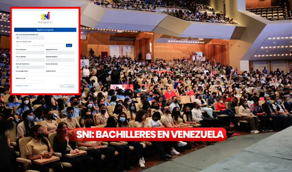 El Sistema Nacional de Ingreso es para que los egresados de bachiller puedan registrarse. Foto: composición LR/ Correo del Orinoco/ SNI