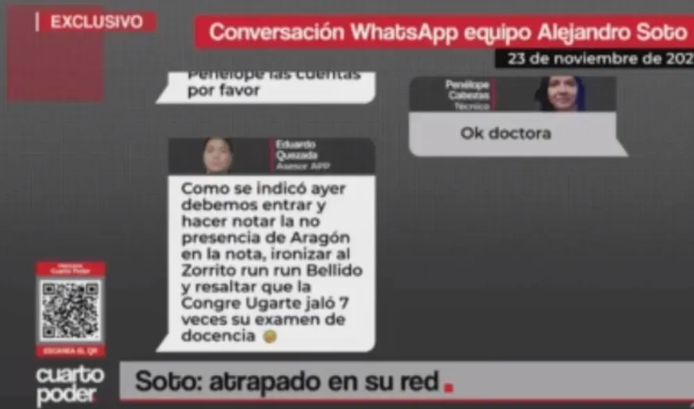 El equipo de Soto pagaba por publicidad del congresista en redes sociales. Captura América TV