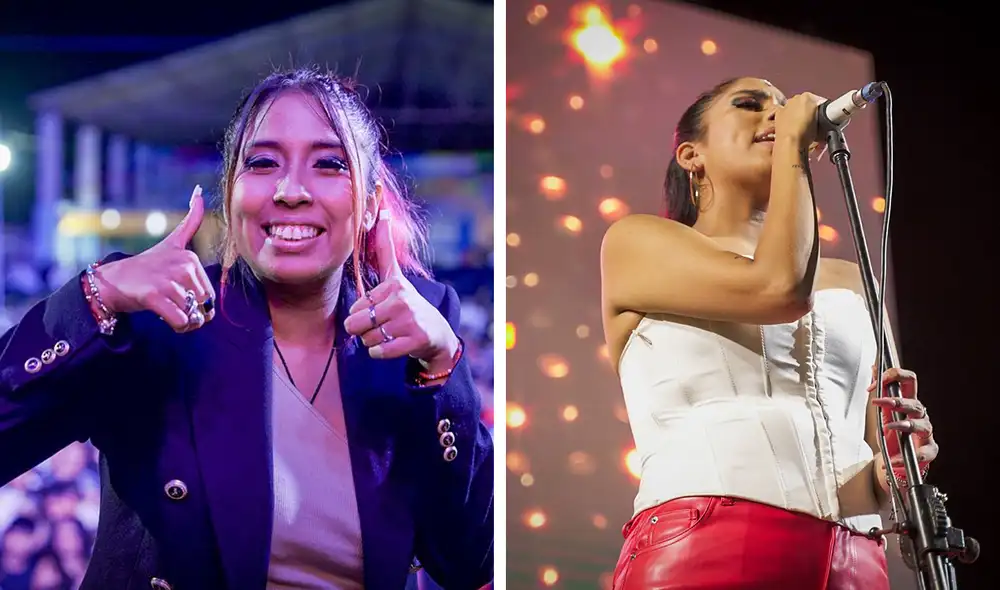 Anuncian el regreso de la cantante para aniversario de una radio. Foto: Composición LR / Instagram Azucena Calvay