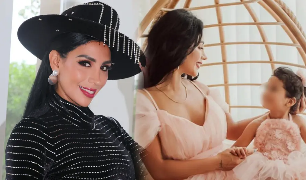 Leysi Suárez solo tiene ojos para su hija en estos momentos. Foto: composición LR/Instagram/Katherina Góméz