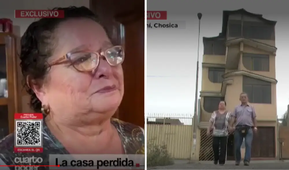 Chosica. Denuncian que el banco rematará la vivienda porque está hipotecada. Foto: composición LR/'Cuarto poder' Chosica. Denuncian que el banco rematará la vivienda porque está hipotecada. Foto: composición LR/'Cuarto poder'