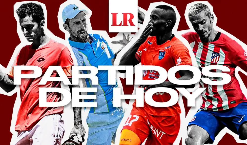 Revisa los partidos de hoy, lunes 28 de agosto de 2023. Foto: composición/La República Revisa los partidos de hoy, lunes 28 de agosto de 2023. Foto: composición/La República