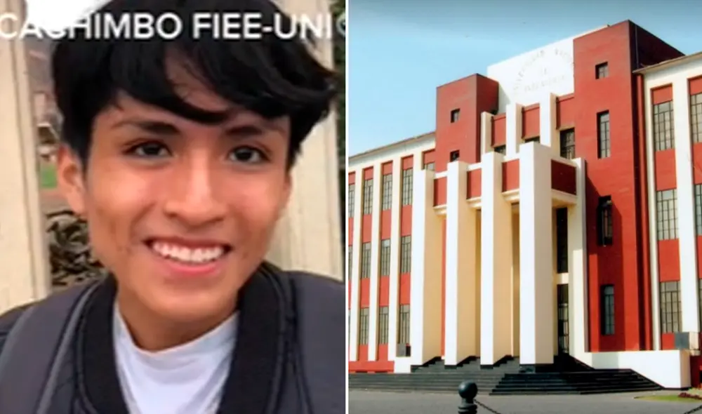 Usuarios de TikTok felicitaron al joven por su ingreso a la UNI. Foto: composición LR/TikTok/@robinamado