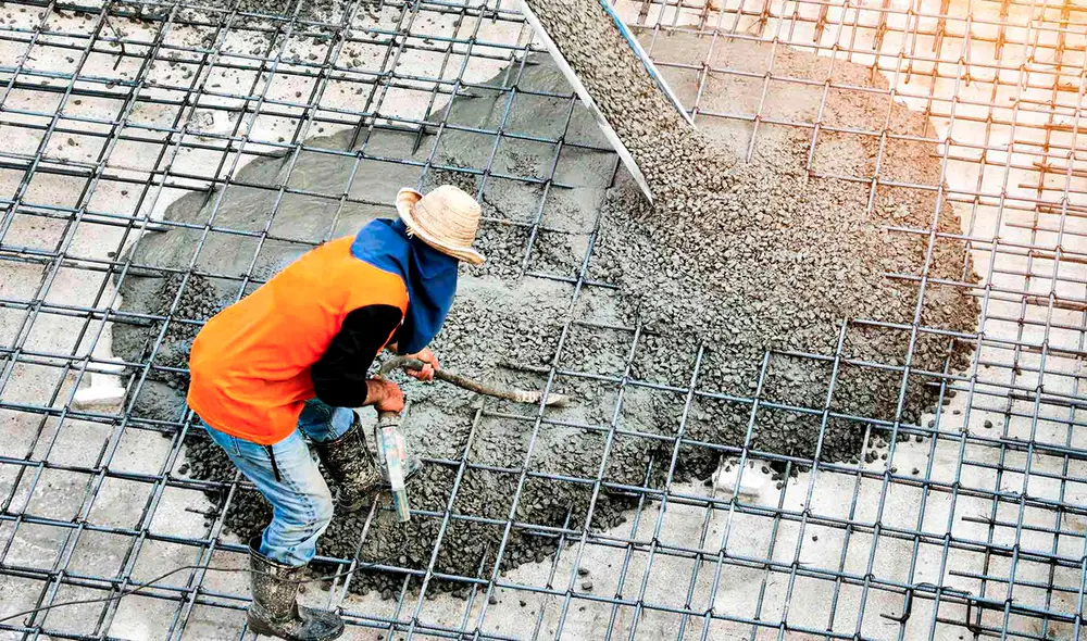 El concreto era producto de una mezcla con la biomasa creada de los residuos orgánicos. Foto: Checkatrade