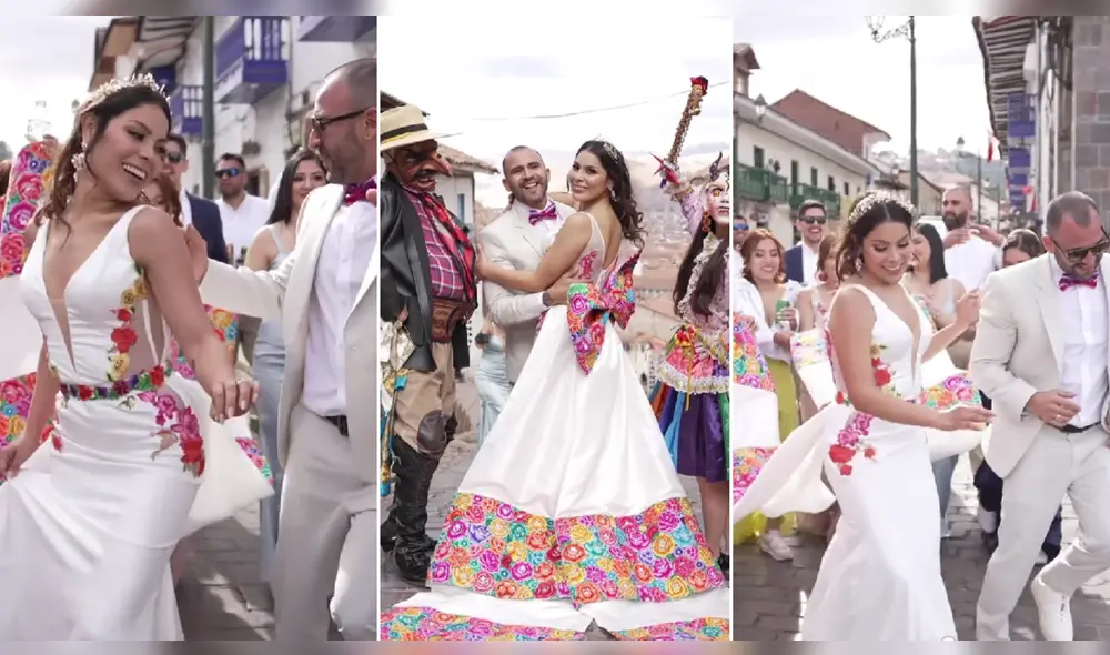 Una boda de ensueño se realizó en la Ciudad Imperial. Foto: composición LR/@ricartervideografos - Video: @ricartervideografos