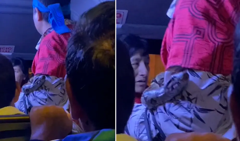 Los usuarios mencionaron que le tienen pánico a la serpiente. Foto: composición LR/ TikTok/ @elchris1504