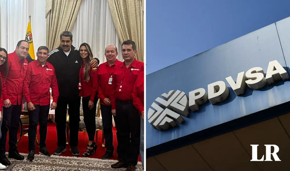 Nicolás Maduro junto con los miembros de la nueva junta directiva de Pdvsa. Foto: composición LR/@NicolasMaduro
