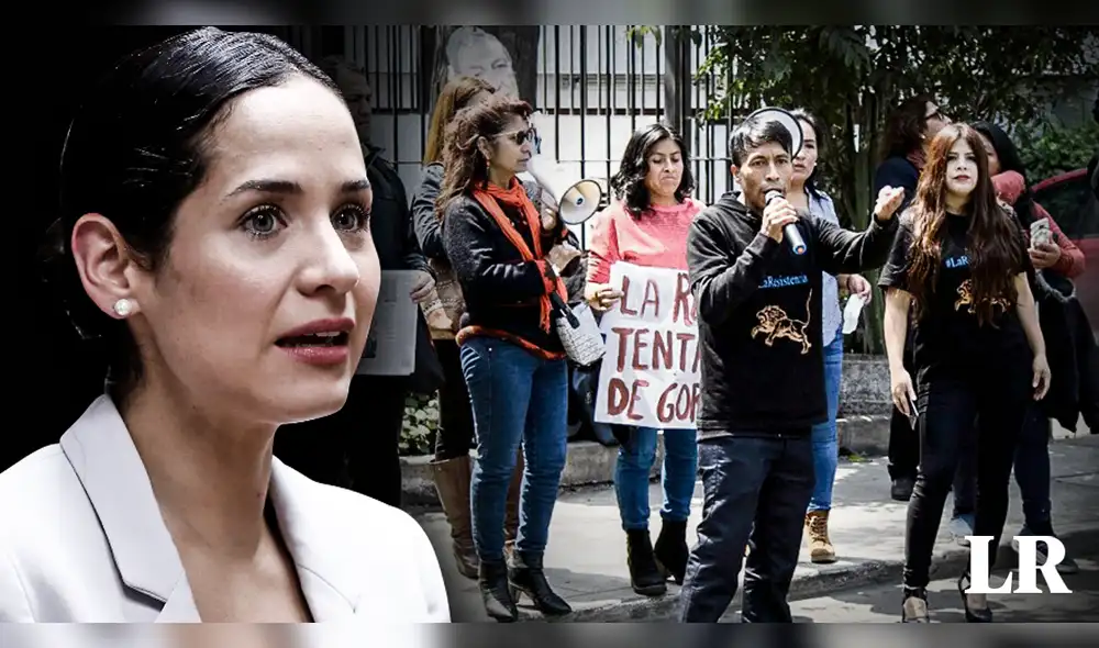 Sigrid Bazán consideró "preocupante" que La Resistencia actúe "con total impunidad, a vista y paciencia de las autoridades". Foto: composición LR/Fabrizio Oviedo