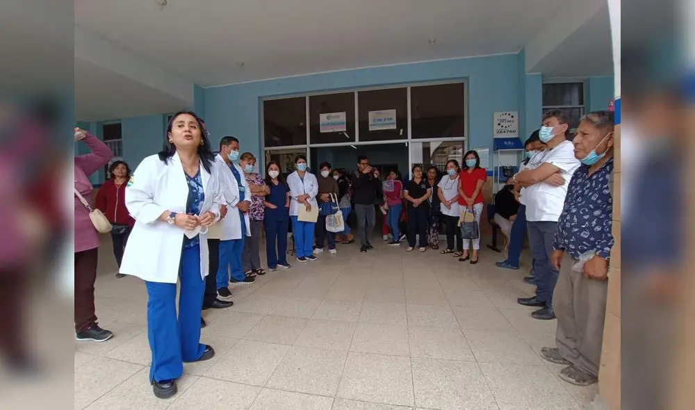 Galenos del nosocomio piden investigar el caso. Foto: Maribel Mendo / URPI- LR