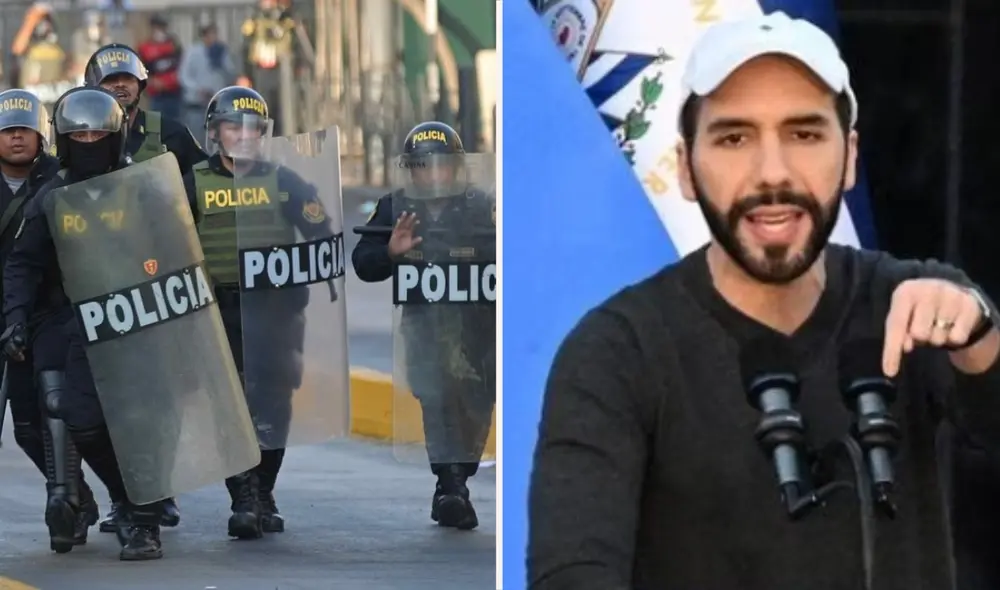 ¿'Plan Bukele' es la solución para la tasa de criminalidad que va en aumento en el Perú? Foto: composición LR / Andina / Difusión ¿'Plan Bukele' es la solución para la tasa de criminalidad que va en aumento en el Perú? Foto: composición LR / Andina / Difusión