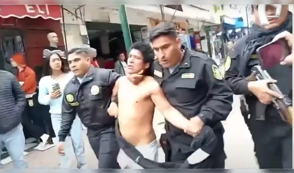 Delincuente fue finalmente liberado. Foto y video: Panamericana