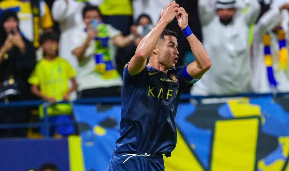 Cristiano Ronaldo encadenó dos victorias consecutivas en la Liga Pro Saudí. Foto. Al Nassr