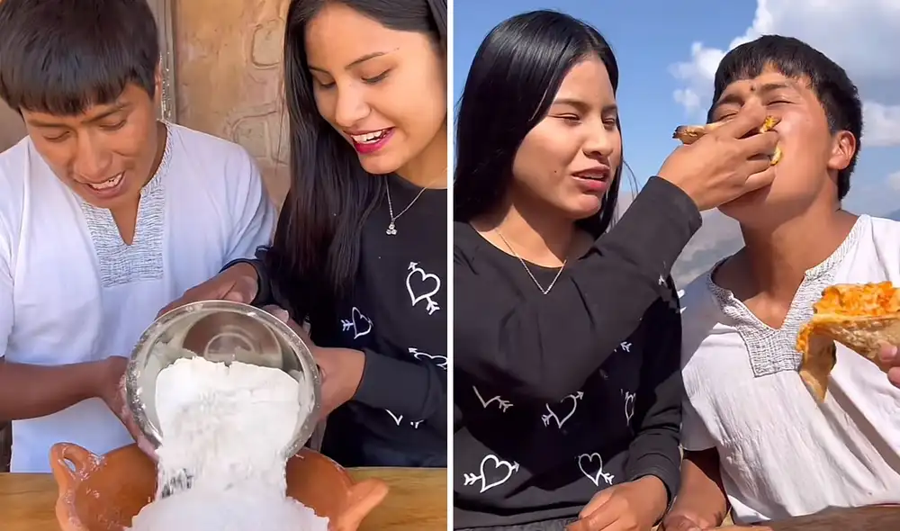 El video muestra cómo preparar una pizza desde cero. Foto: composición LR/captura/@waldir.maqque/TikTok