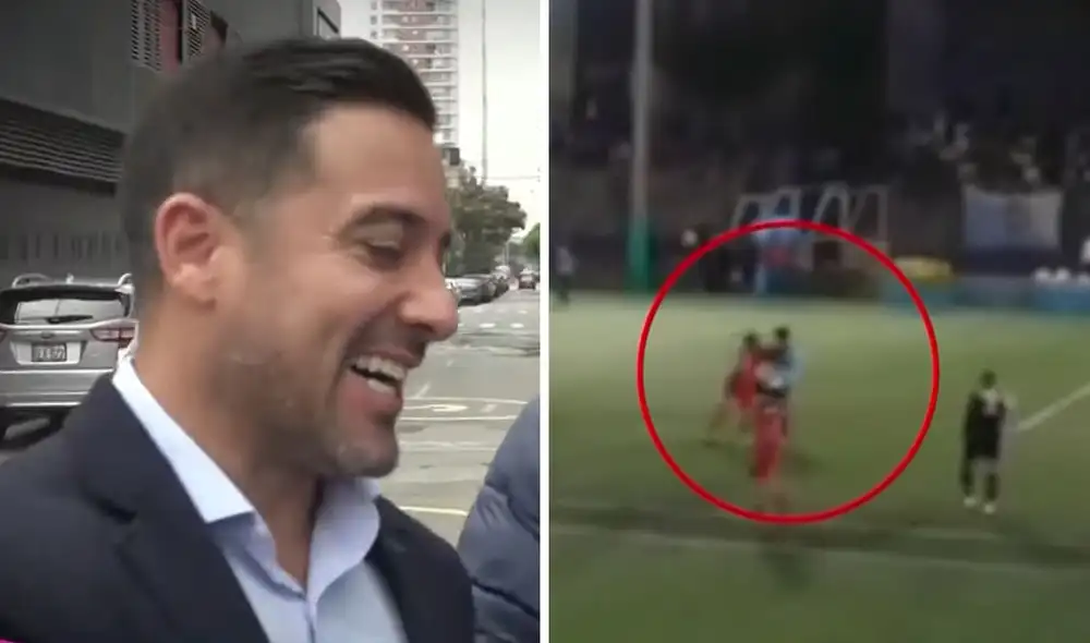 Óscar del Portal es parte del equipo Once Machos con Aldo Miyashiro. Foto: composición LR/captura/Willax