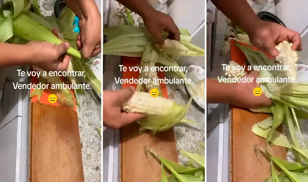 La joven se llevó una amarga experiencia al comprar choclos cerrados. Foto: composición LR/TikTok/@Djbrayan_2023 La joven se llevó una amarga experiencia al comprar choclos cerrados. Foto: composición LR/TikTok/@Djbrayan_2023