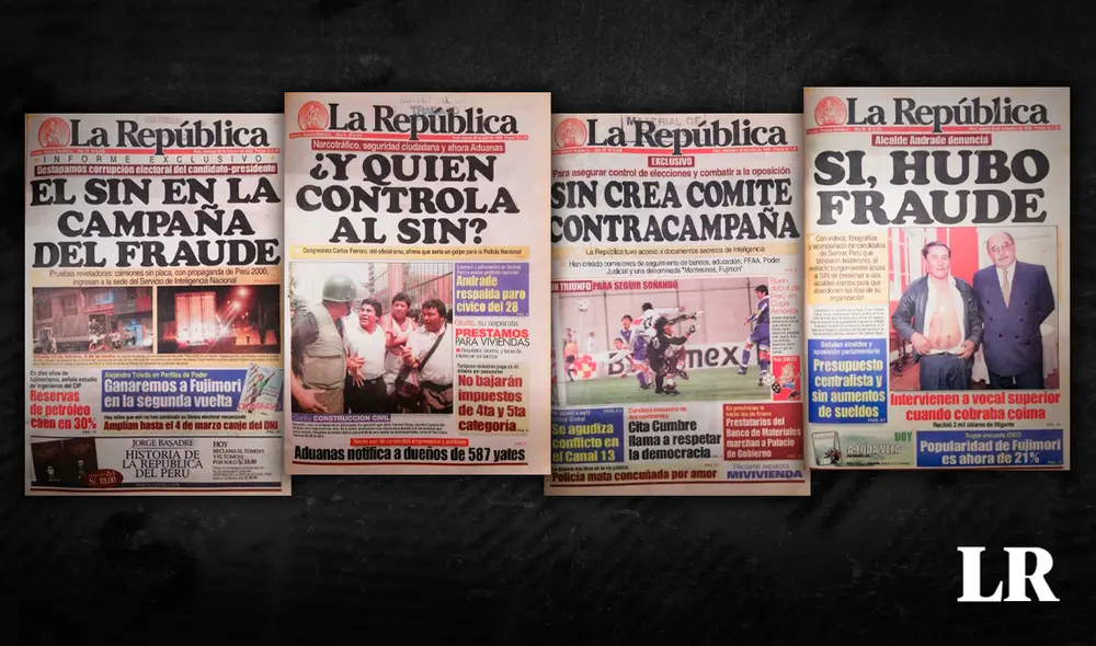 La República siempre mantuvo su línea editorial crítica a Fujimori y Montesinos La República siempre mantuvo su línea editorial crítica a Fujimori y Montesinos