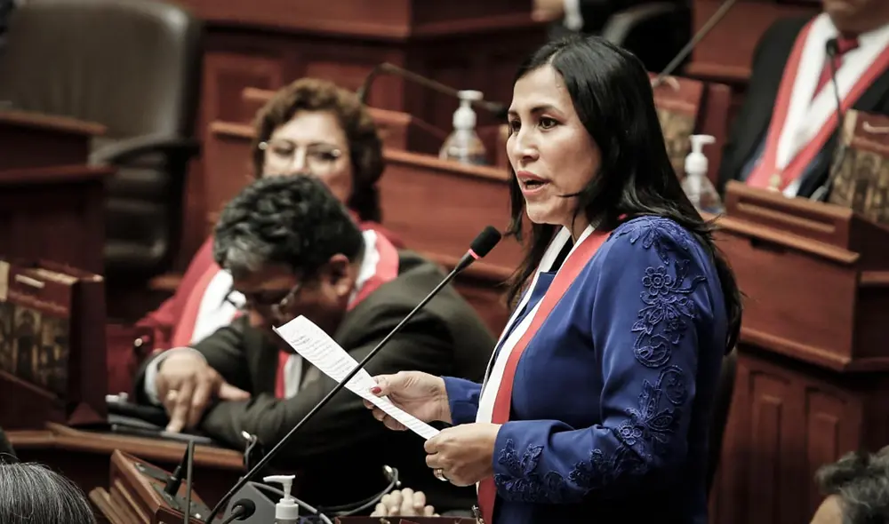 Congresista Flor Pablo (Foto: Carlos Contreras Merino - La República).
