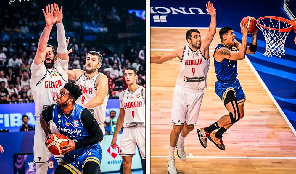 Revive los mejores momentos del juego de baloncesto entre Venezuela vs. Georgia EN VIVO desde el Okinawa Arena. Foto: composición LR/FIBA Revive los mejores momentos del juego de baloncesto entre Venezuela vs. Georgia EN VIVO desde el Okinawa Arena. Foto: composición LR/FIBA