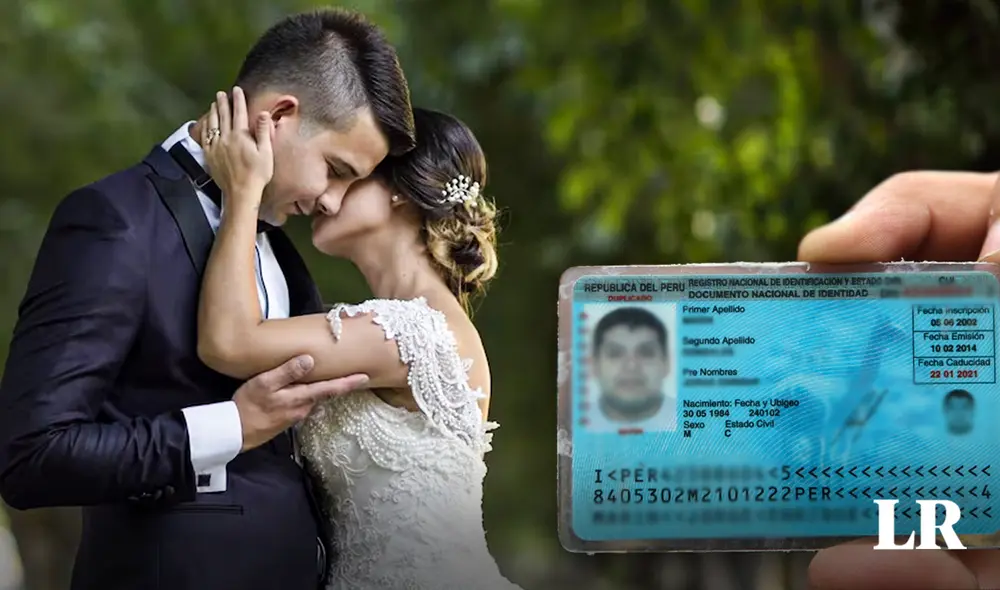 Te indicamos los pasos a seguir para cambiar tu estado civil en el DNI. Foto: composición/difusión/Freepik