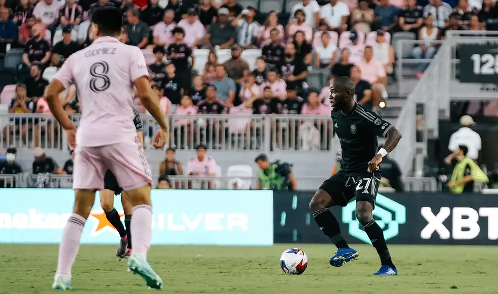 Inter Miami jugó como local contra el club de las seis líneas. Foto: Nashville SC