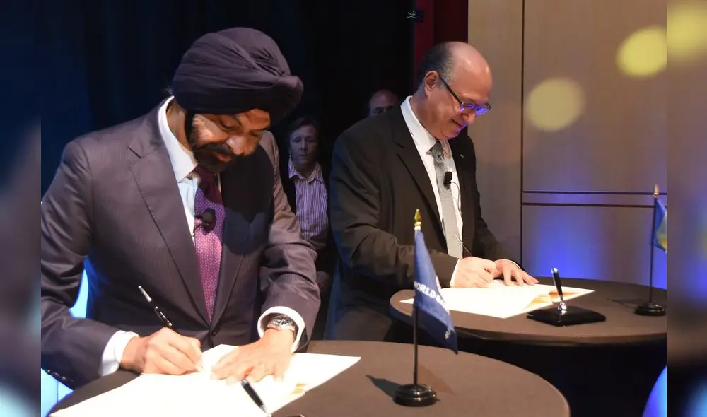 Líderes del BM y del BID firmaron un acuerdo por 4 años. Foto: EFE