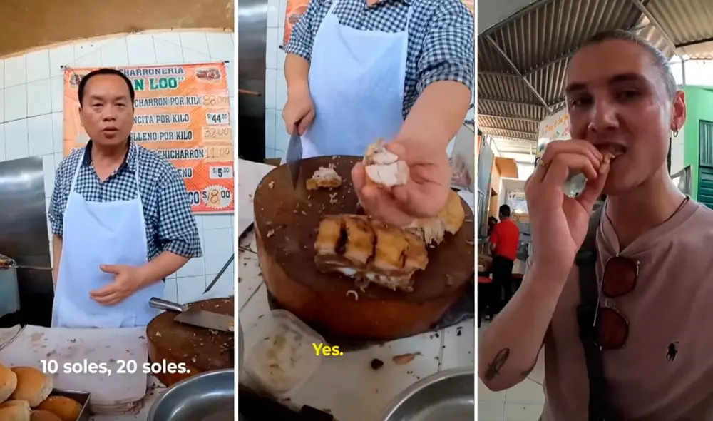 Usuarios aplaudieron que el turista haya visitado el mercado del Callao. Foto: composición LR/@Pilgartexplora/TikTok Usuarios aplaudieron que el turista haya visitado el mercado del Callao. Foto: composición LR/@Pilgartexplora/TikTok