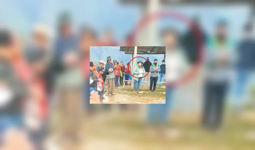 En video se ve a parlamentaria con informales. Foto: cortesía