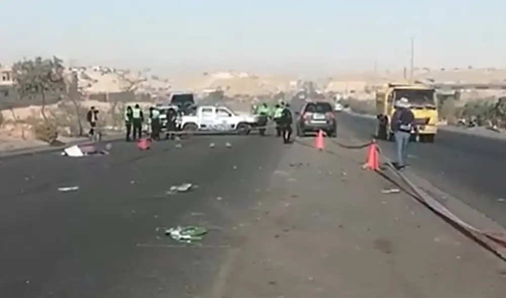 Conductor se dio a la fuga tras accidente. Foto: captura radio Yaraví Conductor se dio a la fuga tras accidente. Foto: captura radio Yaraví