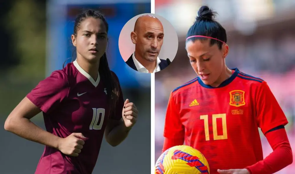 La capitana de Venezuela se unió a la campaña de apoyo hacia Jennifer Hermoso. Foto: composiciónLR/Los Angeles Times/El Desmarque/El Confidencial La capitana de Venezuela se unió a la campaña de apoyo hacia Jennifer Hermoso. Foto: composiciónLR/Los Angeles Times/El Desmarque/El Confidencial